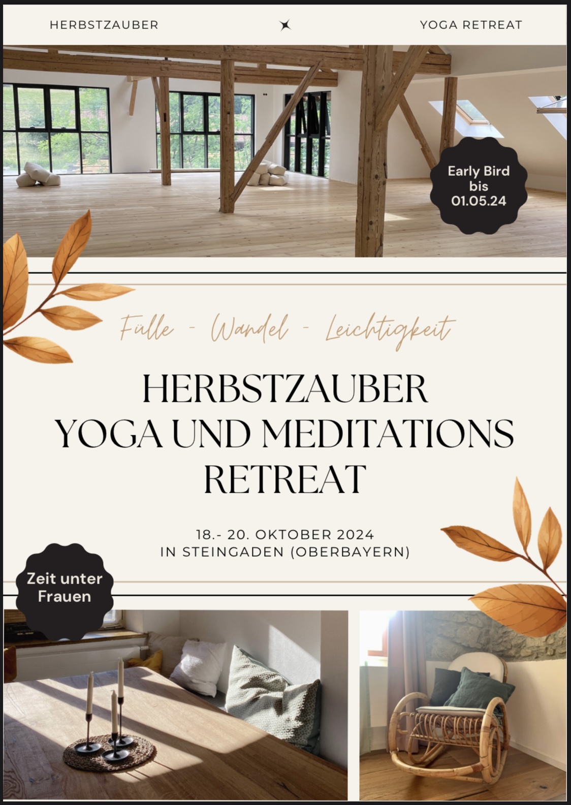 Herbstzauber Yoga & Meditations Retreat