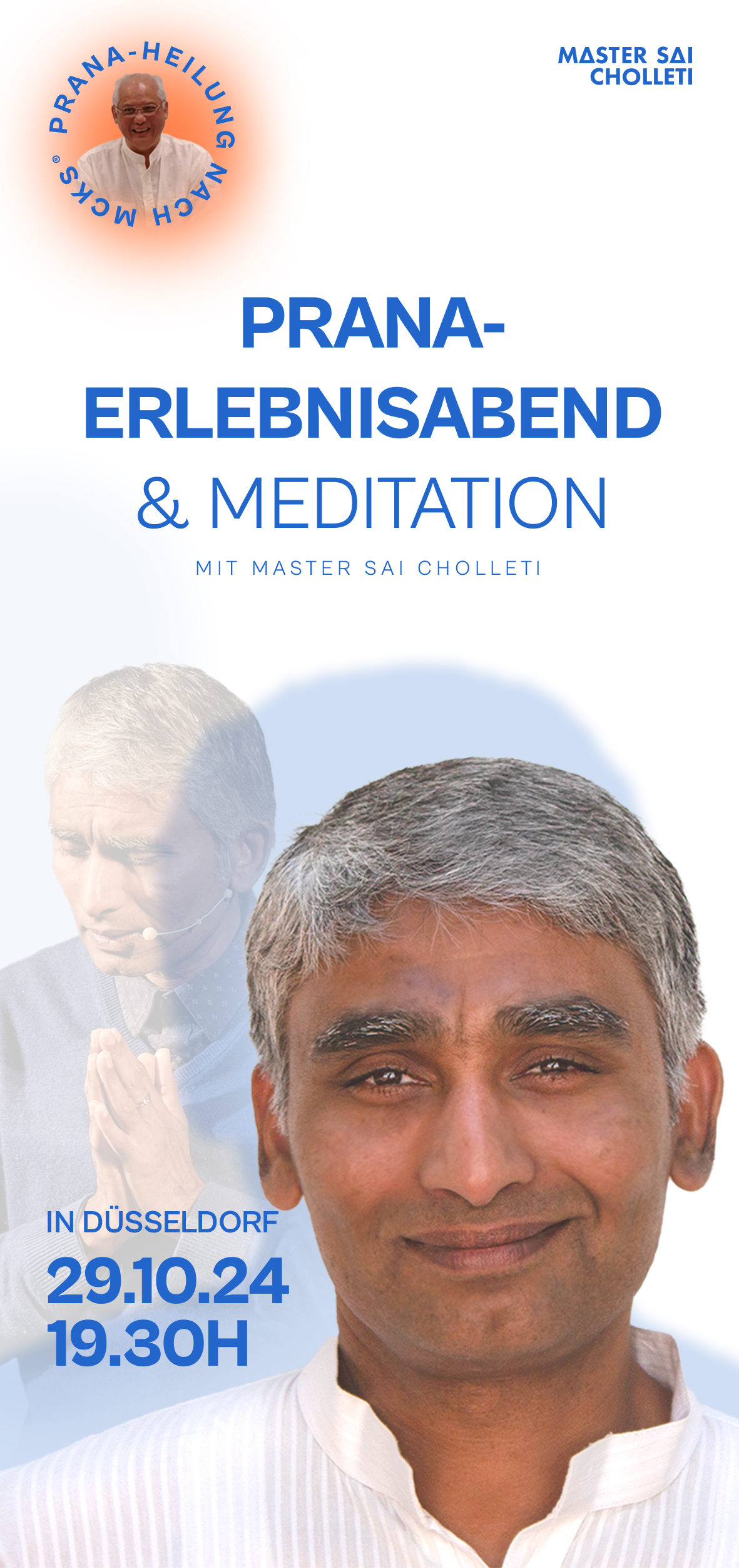 Prana-Erlebnisabend und Meditation mit Master Sai Cholleti